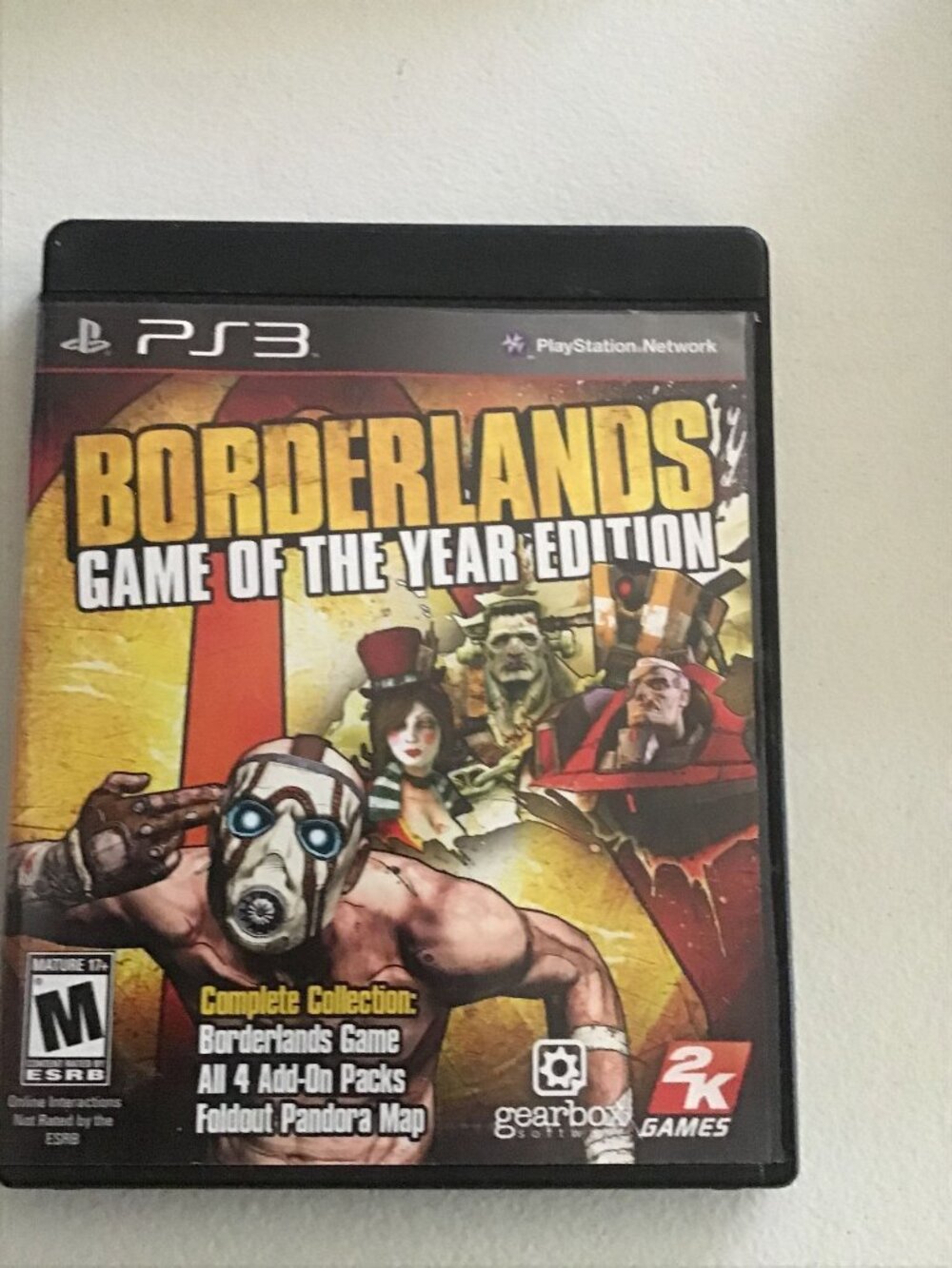 Borderlands Game of the Year Edition PlayStation 3 PS3 Complete CIB Gearbox GOTY